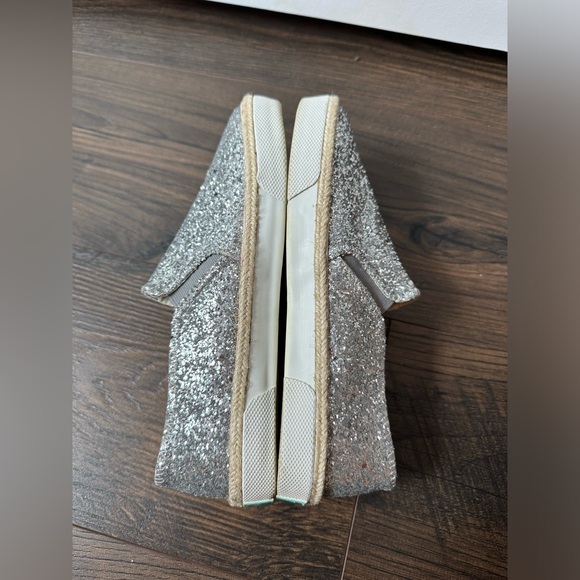 Jack Rogers Women’s Tucker Silver Sparkle Slip On Espadrille Sneakers (Size 7) - Picture 5 of 10